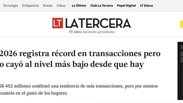 Nota de La Tercera, Pulso sobre el Cyber 2026